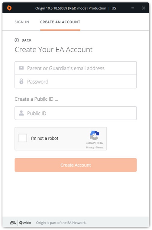 Is the EA account password the same as the Origin account password? : r/ origin